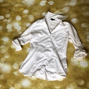 Classic white Express button down shirt
